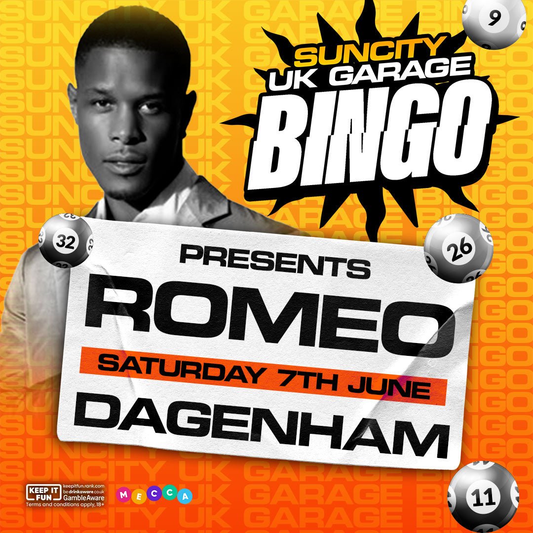 Sun City Bingo - Dagenham w/ ROMEO - SO SOLID - Suncity Bingo